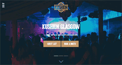 Desktop Screenshot of kushionglasgow.co.uk
